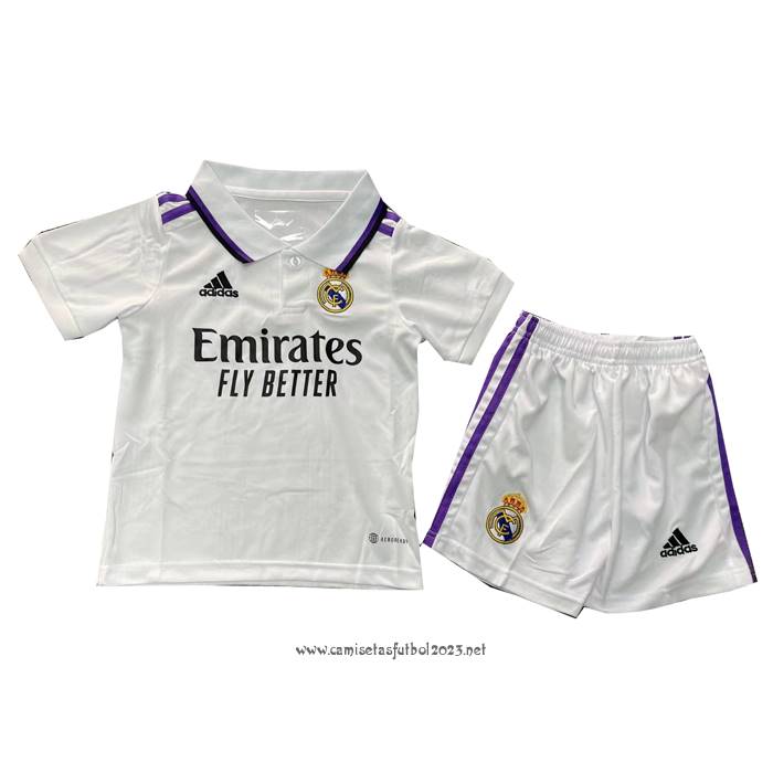 Camiseta 1ª Real Madrid 2022-2023 Nino
